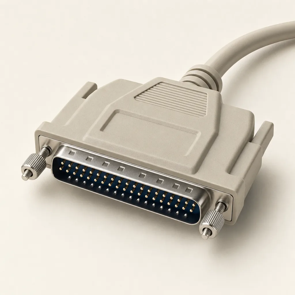 DB-25 Parallel / Serial connector, generated image
