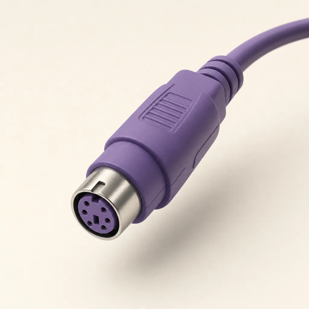 PS/2 Mini-DIN connector, generated image