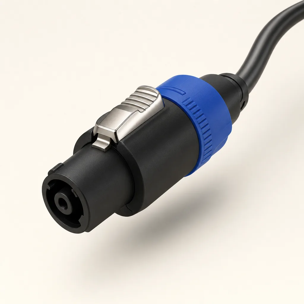 Neutrik speakON connector, generated image