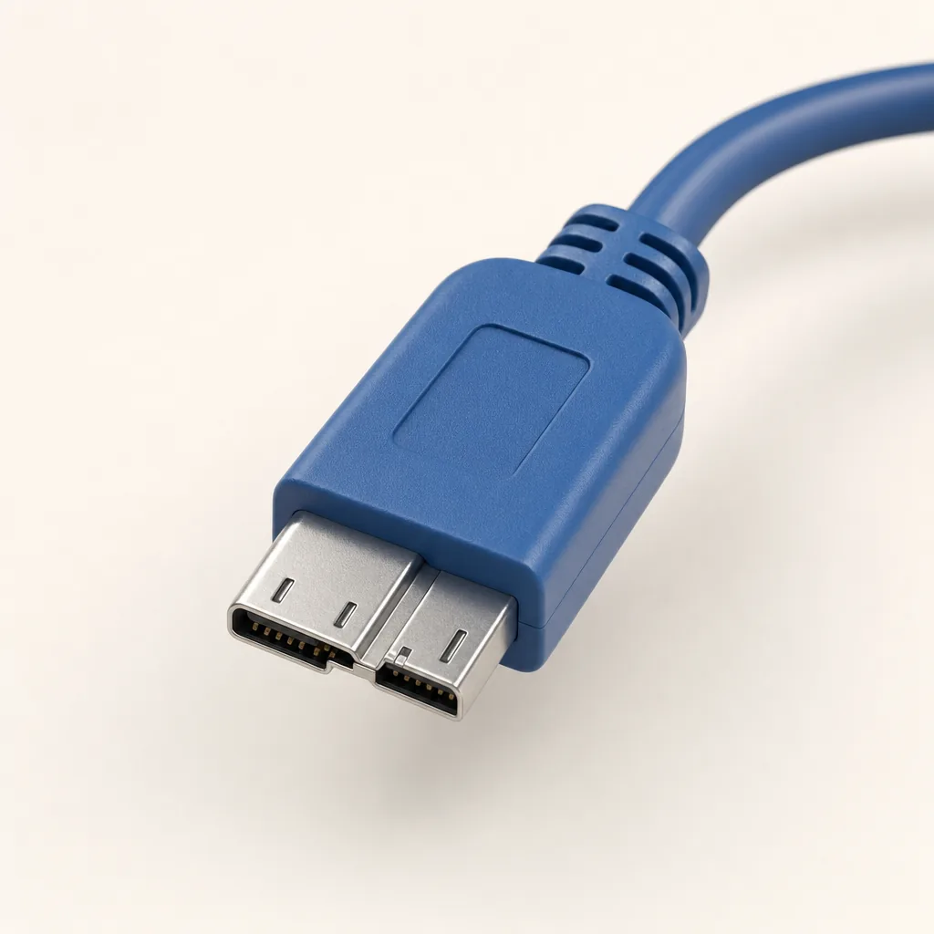 USB 3.0 Micro-B connector, generated image